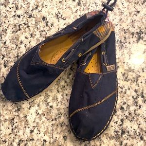 Navy blue Bobs slides